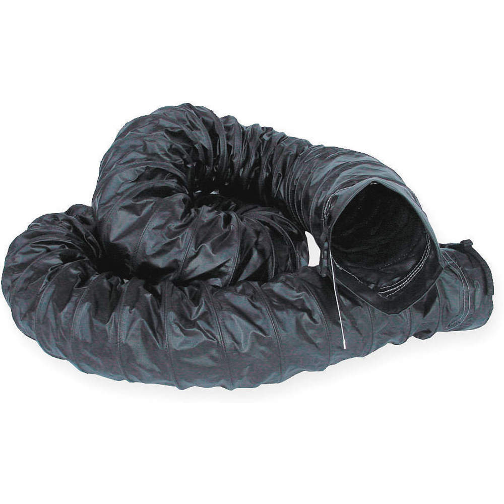 Conductive Duct, Hazardous Location, 8 Inch Diameter, 6 ft. Length, Black