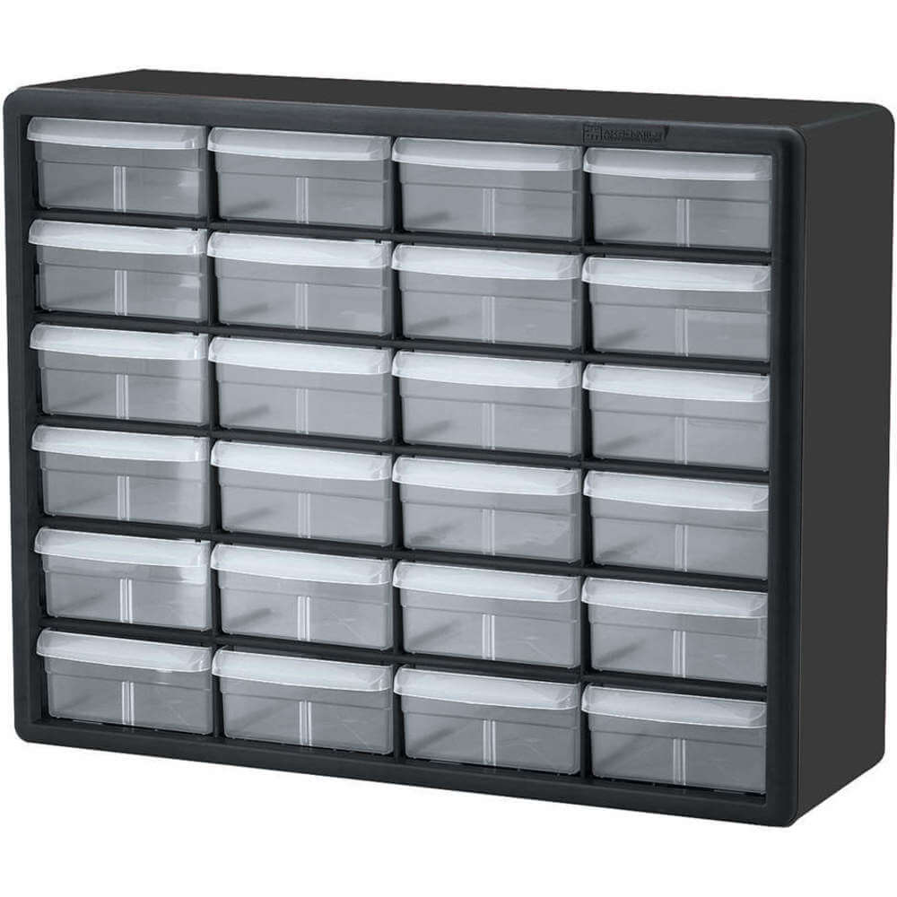 Plastic Storage Cabinet, 24 Drawers