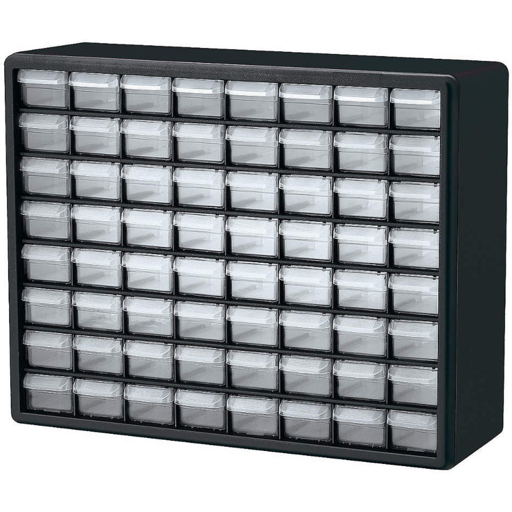 Plastic Storage Cabinet, 64 Drawers