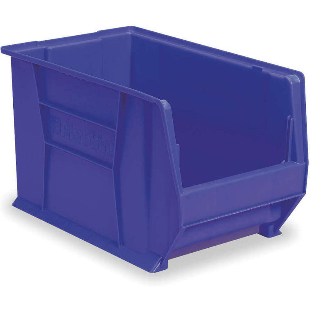 Super Size Bin, 20 Inch Length, 12-3/8 Inch Width, 8 Inch Height, Blue