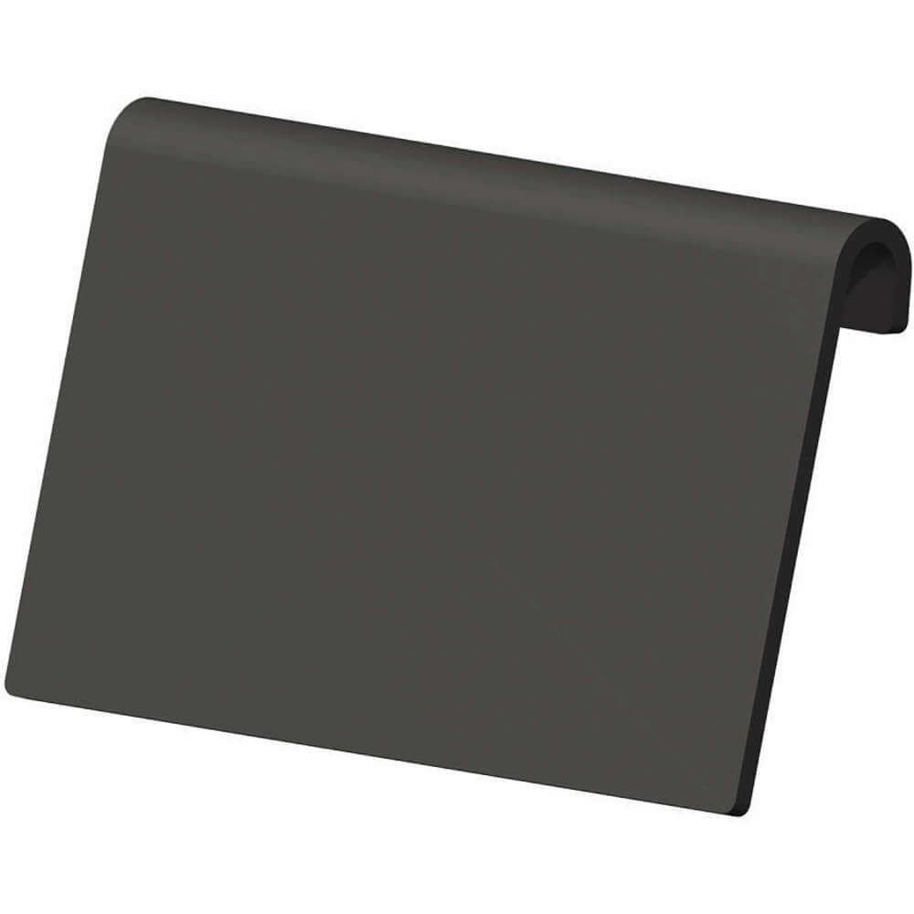 Extended Label Holder, Shelf Bin, 10 Degree, Black