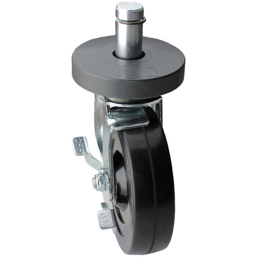 ALBION 02RR05041S015GN Swivel Stem Caster With Brake 5 Inch 200 Lb | AC6BRE 32J931