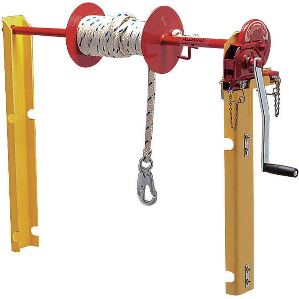 ALLEGRO SAFETY Manhole Guard Rail Winches