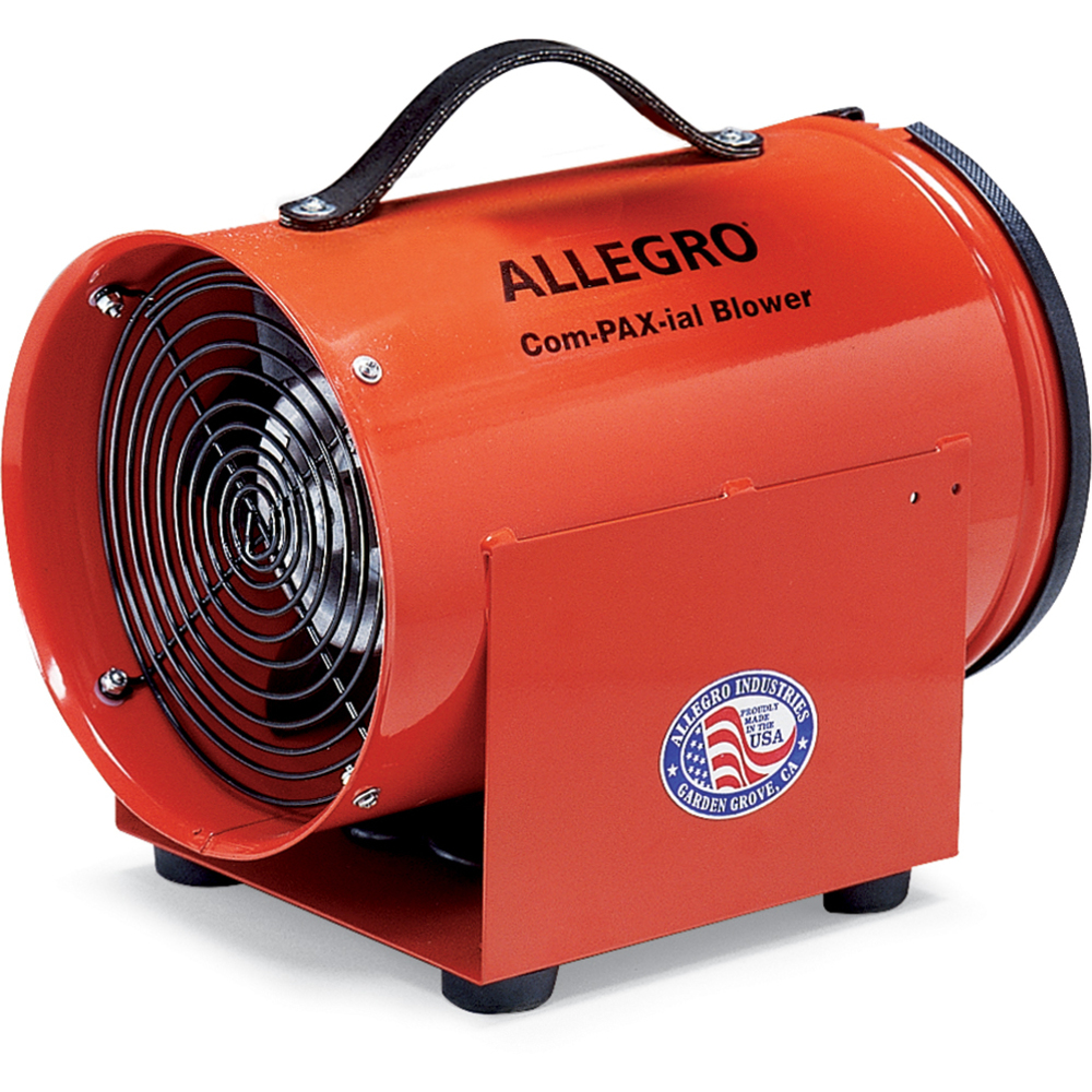 DC Compaxial Metal Blower, 8 Inch Dia., 1/4 Hp