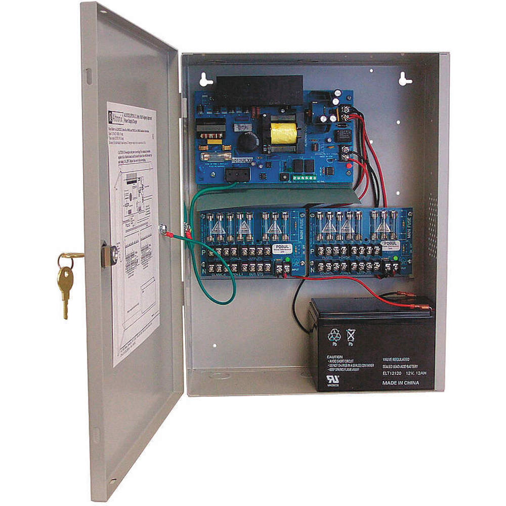 ALTRONIX AL1012ULXPD16 Multi-Output Power Supply, Sixteen 12VDC Fused Outputs | AD9KHV 4TEG4
