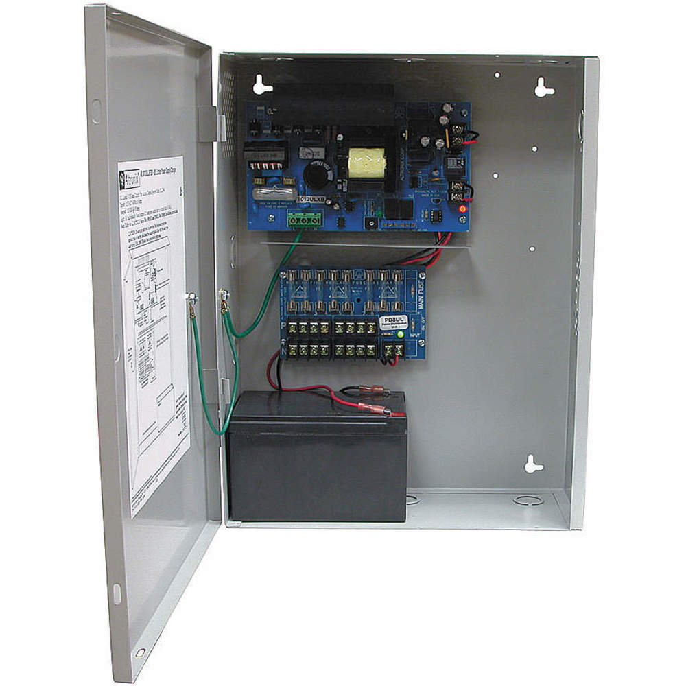 ALTRONIX AL1012ULXPD8 Power Supply Charger, 12VDC @ 10A, Short Circuit Protected | AD9KHZ 4TEG8