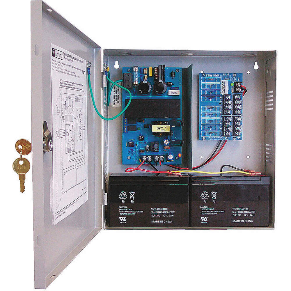 ALTRONIX AL400ULPD8CB Power Supply Charger, Class 2 Rated PTC Outputs, Grey Finish | AD9KLF 4TEP7