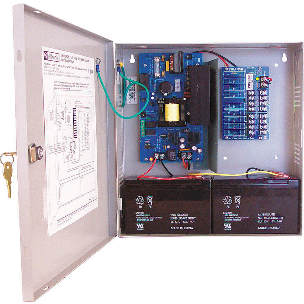 ALTRONIX AL600ULPD8CB Power Supply Charger, 8 PTC Class 2 Outputs, BC300 Enclosure | AD9KLY 4TET5