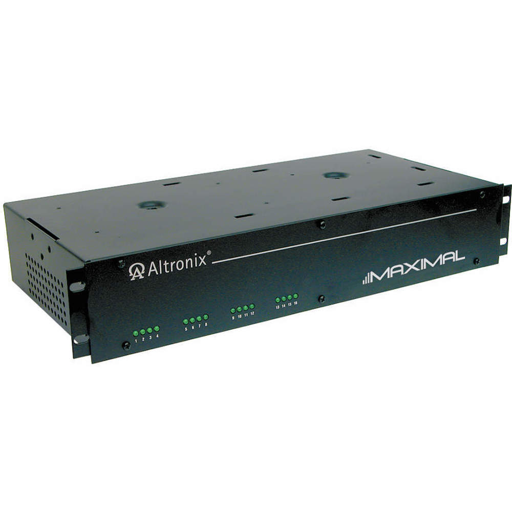 ALTRONIX MAXIMAL3RD Rack Mount Access Power Controller, 16 PTC Protected Outputs | AD9LCX 4TGE8