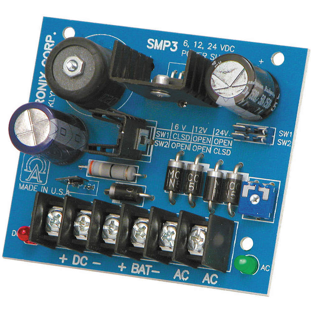 ALTRONIX SMP3 Power Supply Charger, 6/12/24VDC @ 2.5A, Single Output | AE2AFL 4WAX2