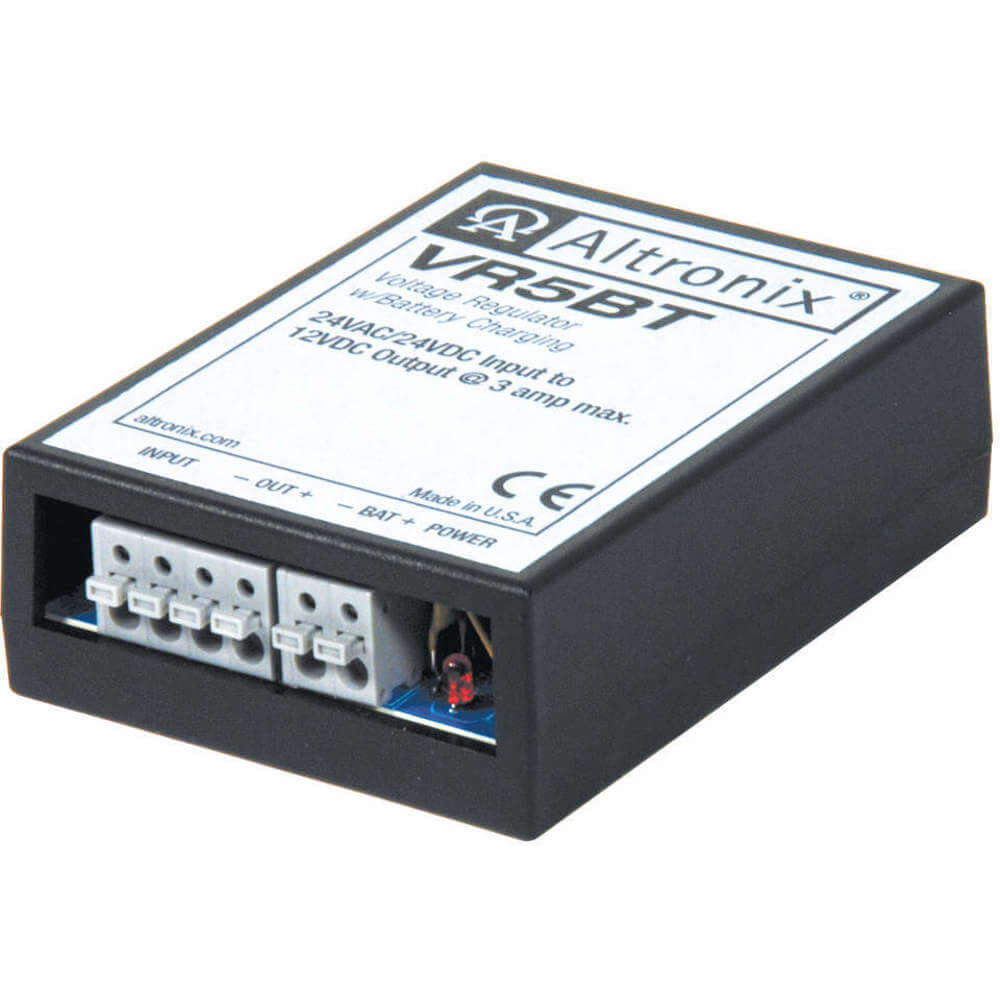 ALTRONIX VR5BT Voltage Regulator, Converts 24VAC / VDC to 12VDC @ 3A | AF2JXV 6UKP6