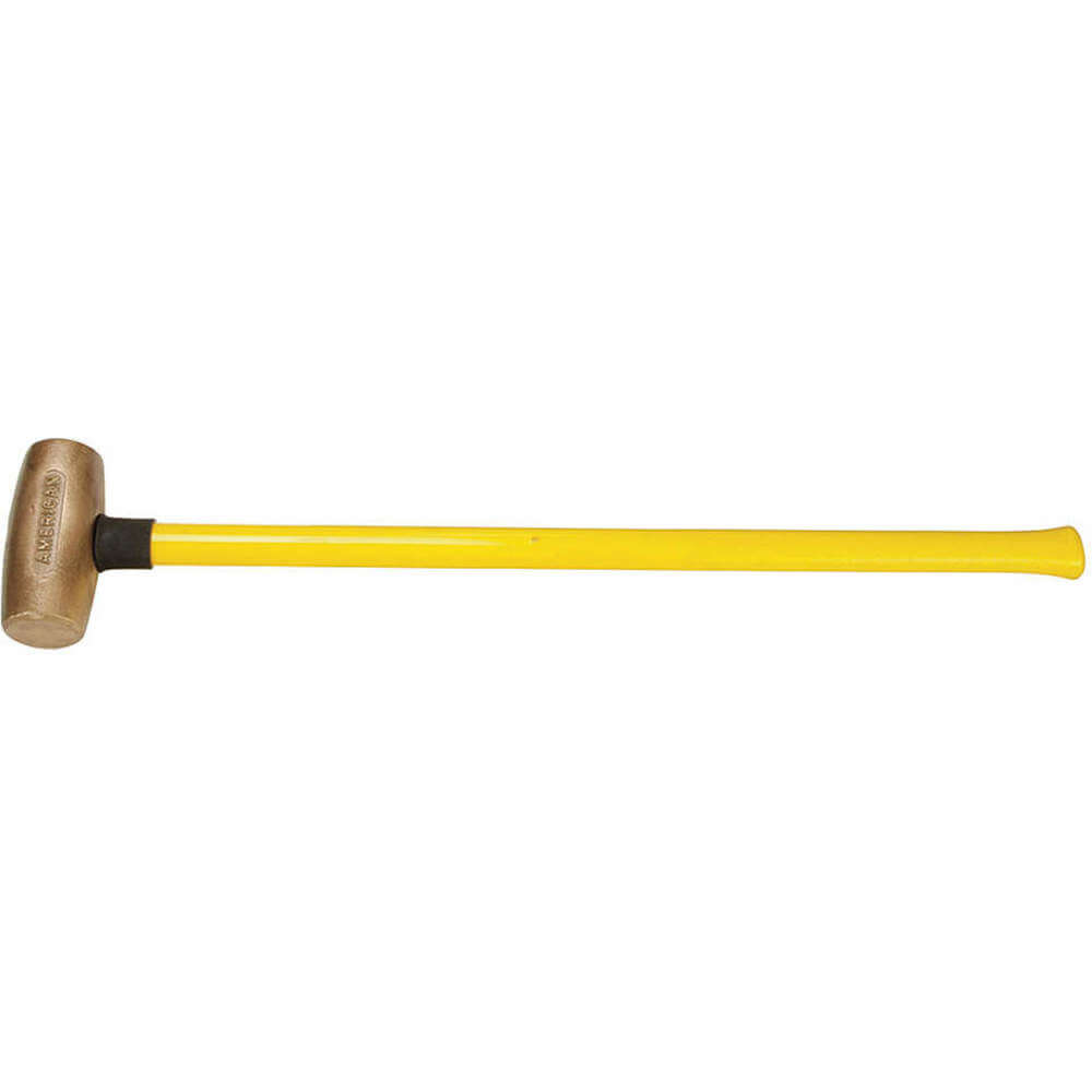 AMERICAN HAMMER AM8BZFG Sledge Hammer 8lb 32 Inch Bronze/fiberglass | AB6MKD 21YU22