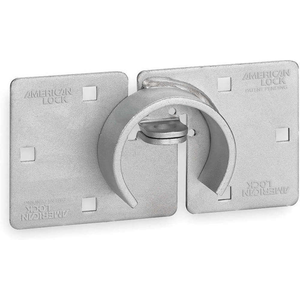 Hidden Shackle Padlock 4-1/2 Inch H Silver
