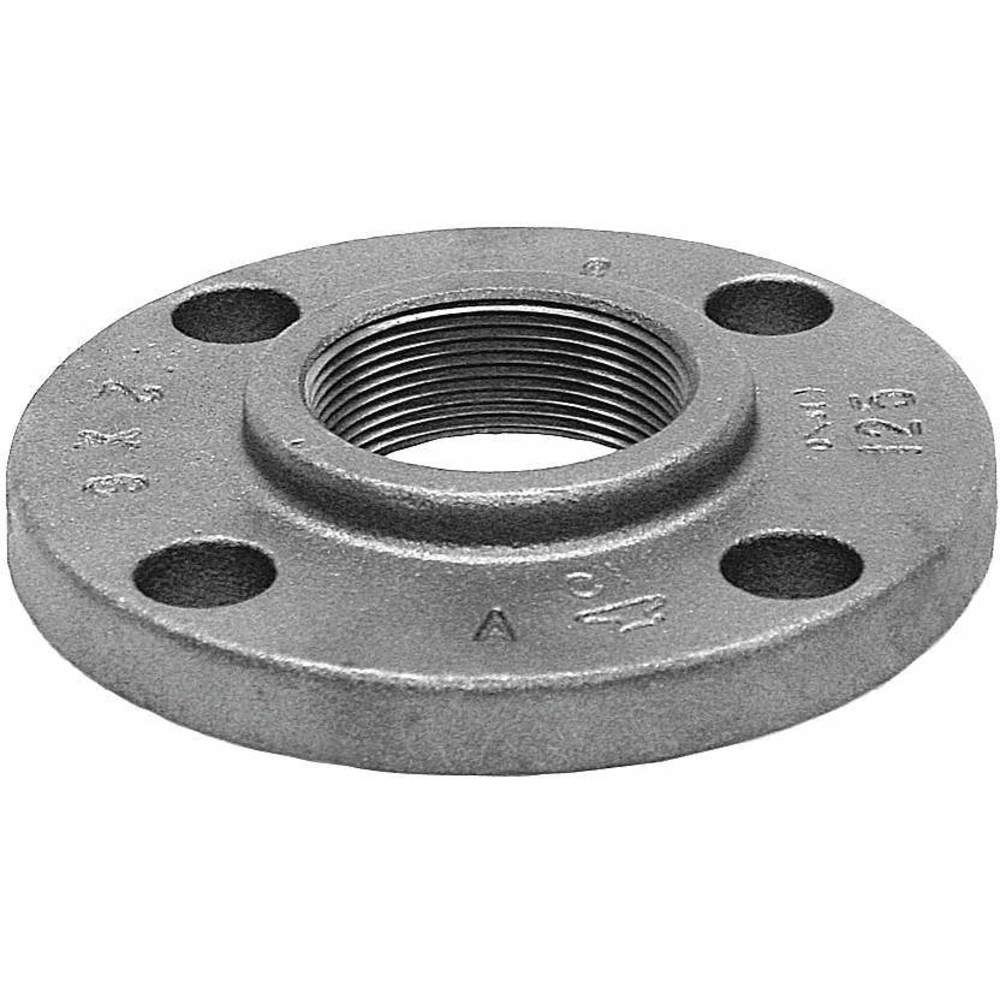Companion Flange, Cast Iron, Black, 3/4 Inch Nominal Pipe Size