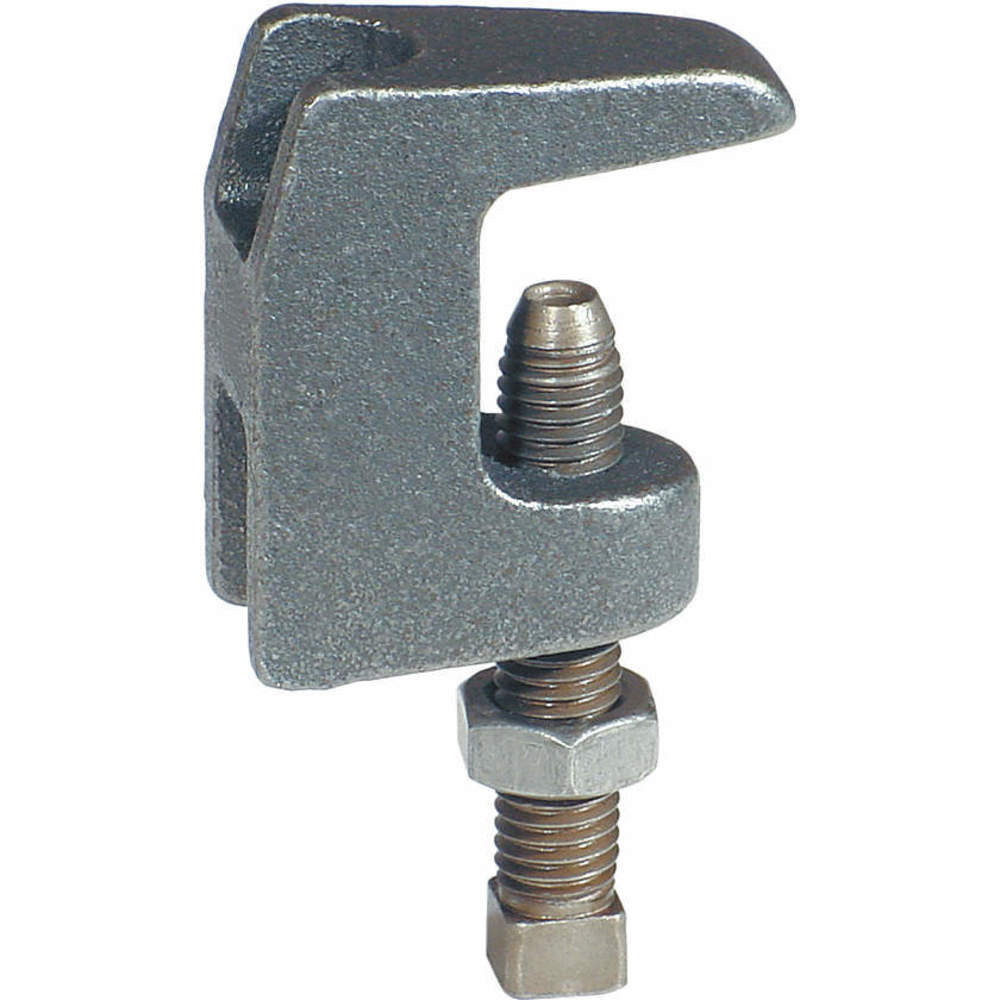 Universal C-type Clamp, Wide Throat, Plain, 1/2 Inch Rod Size