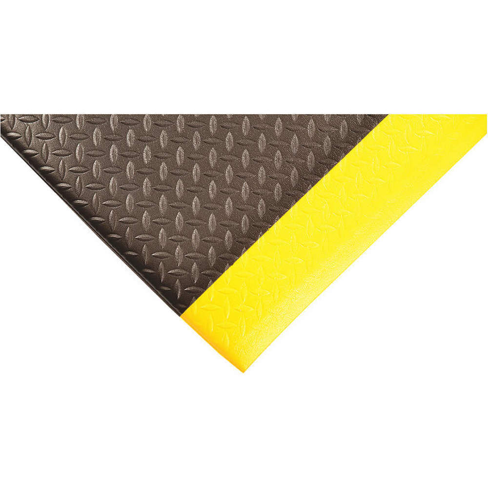 APACHE MILLS 2057009032x3 Antifatigue Mat 2 x 3 Feet Black With Yellow | AC8FWW 39R797