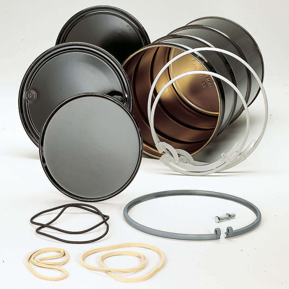 APPROVED VENDOR 1655CVR2X3/4-L Drum Cover 55 Gallon Steel With Bung Fittings | AF4ZCW 9RWF5