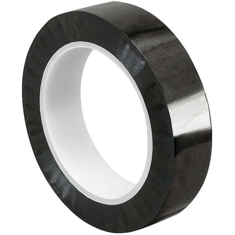 APPROVED VENDOR 15D345 Metalized Film Tape Black 1/2 Inch x 72 Yard | AA6XJA