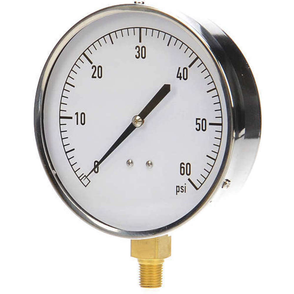 Pressure Gauge Mechanical Contractors 4-1/2 In