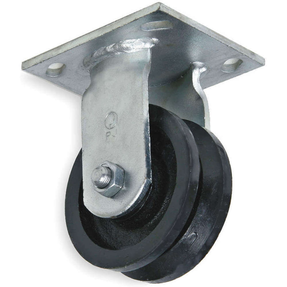 APPROVED VENDOR 1NWB3 V-groove Rigid Caster 800 Lb. 1-1/2 H | AB2ULE