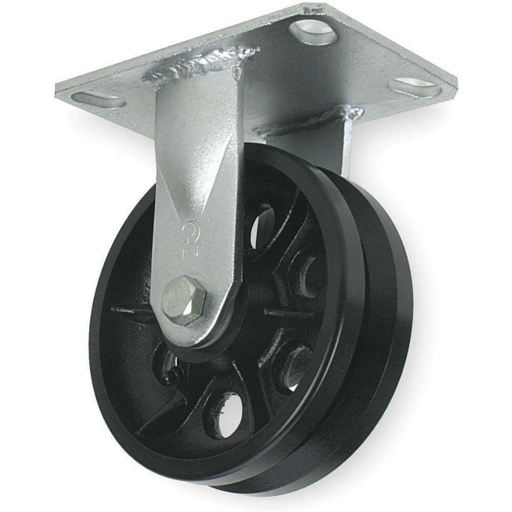 APPROVED VENDOR 1NWD6 V-groove Rigid Caster 800 Lb. 2 H | AB2UMC