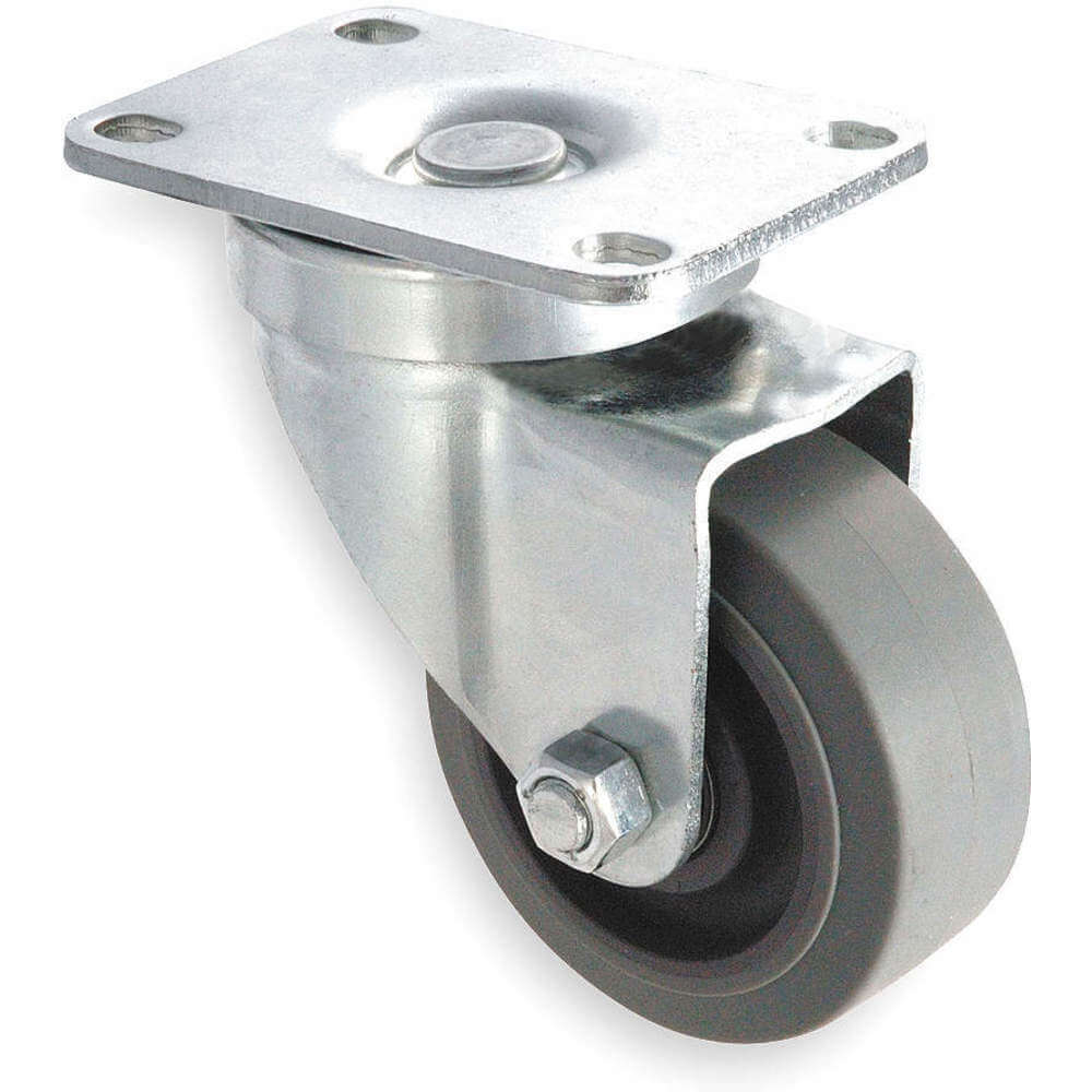 Swivel Plate Caster 250 Lb 4 Inch Diameter
