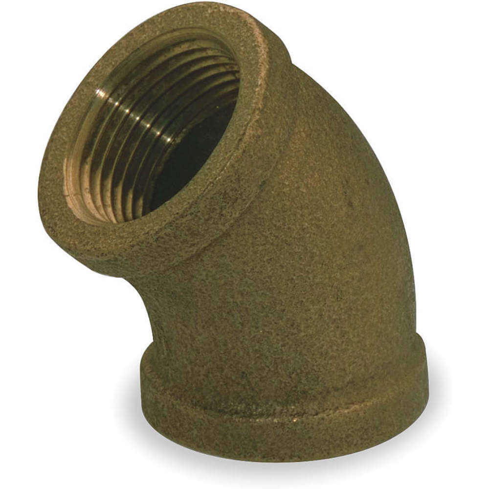 APPROVED VENDOR 1VEU7 Elbow 45 Degree Red Brass 3/8 Inch 150 Psi | AB3UFX