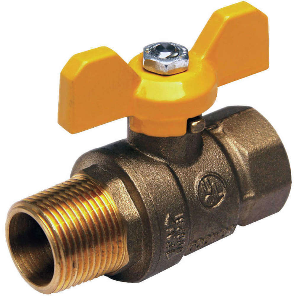 APPROVED VENDOR 1WMH3 Gas Ball Valve T-handle 1/4 Inch | AB4AXU
