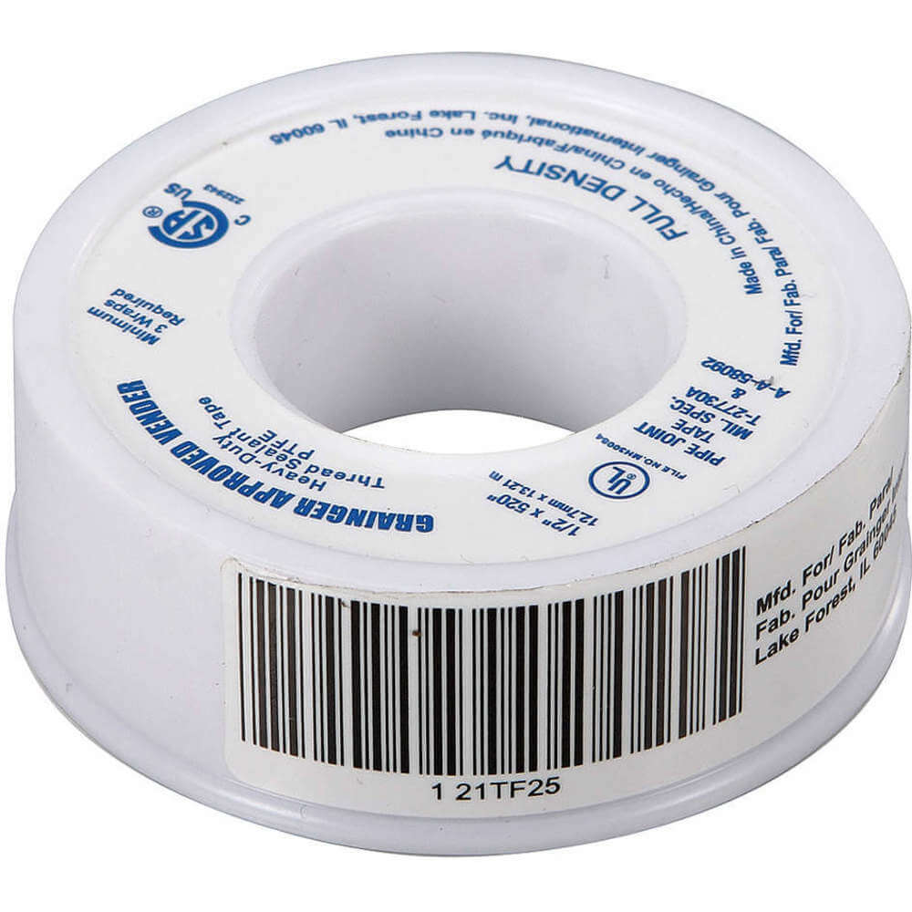 APPROVED VENDOR 21TF25 Sealant Tape 1/2 x 520 In | AB6JCM