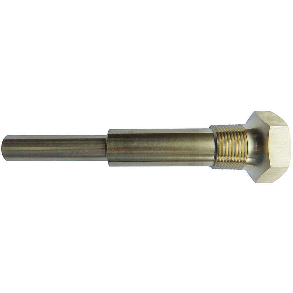 APPROVED VENDOR 24C455 Industrial Thermowell Brass 1-1/4-18 | AB7UZN