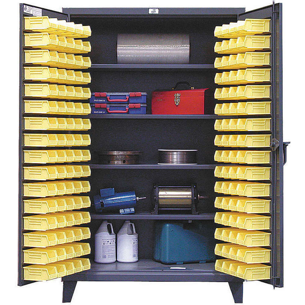 Bin Cabinet H 78 W 36 4 Shelves 94 Bins