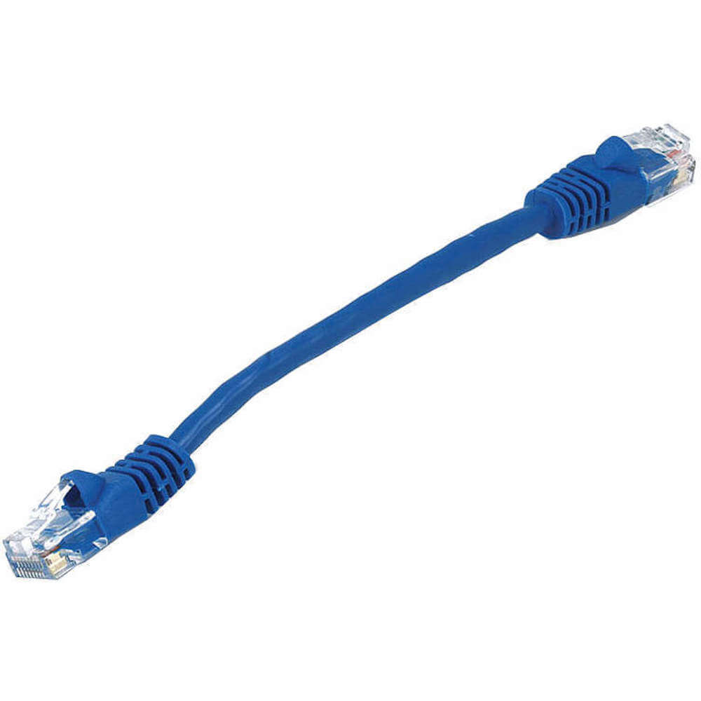 MONOPRICE 4975 Patch Cord Cat5e .5ft Blue | AE6DPQ 5PZP4