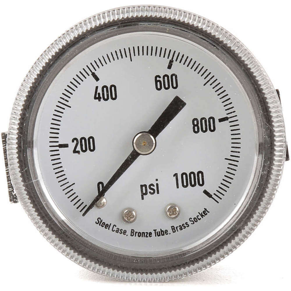 APPROVED VENDOR 4CEY3 Panel Mount Pressure Gauge U Clamp 2 In | AD6XGF