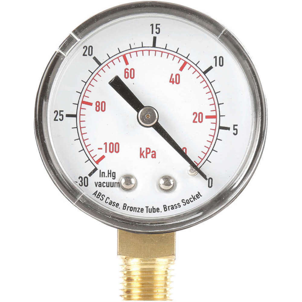 APPROVED VENDOR 4FLT5 Vacuum Gauge Test 2 In | AD7MZN