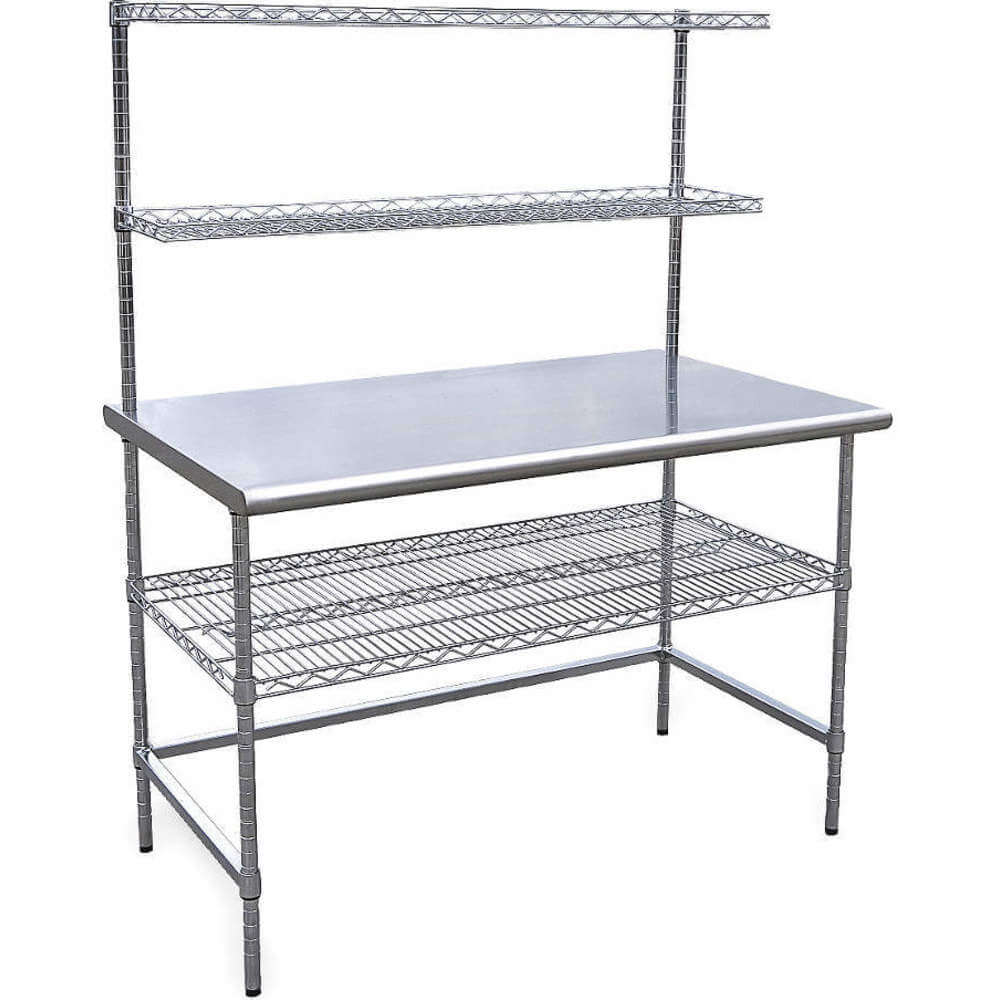 APPROVED VENDOR 4UEN4 Cantilever Worktable W 48 D 30 H 63 | AD9QPW