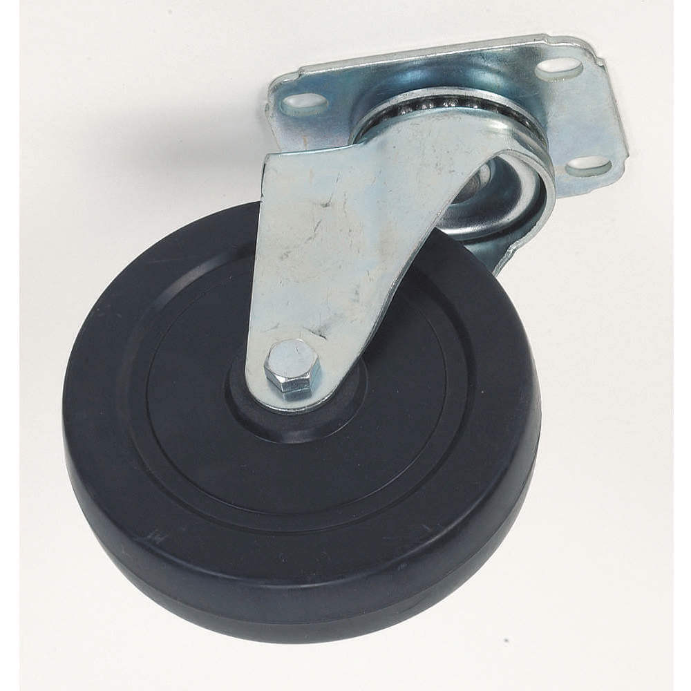 Swivel Plate Caster 200 Lb 5 Inch Diameter
