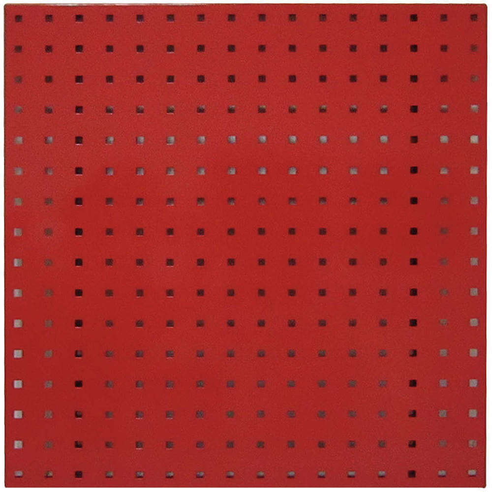 APPROVED VENDOR 5TPC0 Square Hole Pegboard 24 x 24 Red - Pack Of 2 | AE6KQE