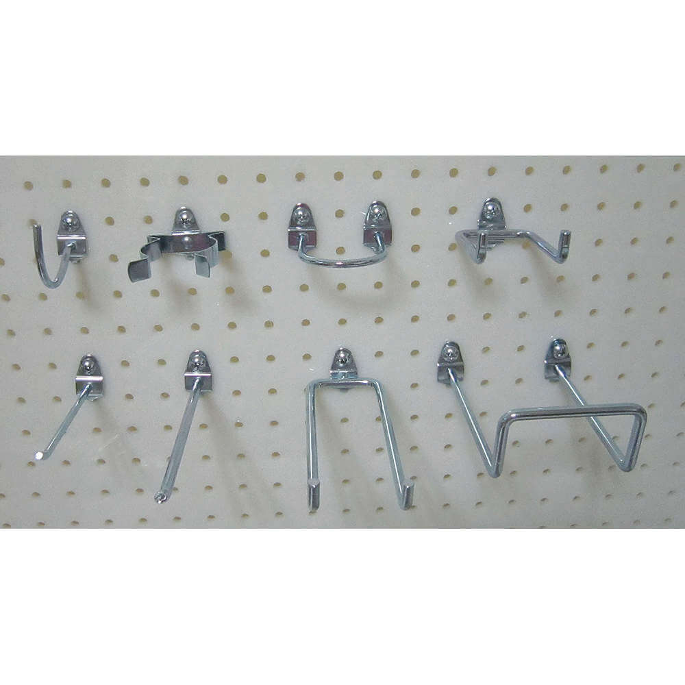 APPROVED VENDOR 5TPF7 Pegboard Hook Assortment Kit 12 Pieces | AE6KRV