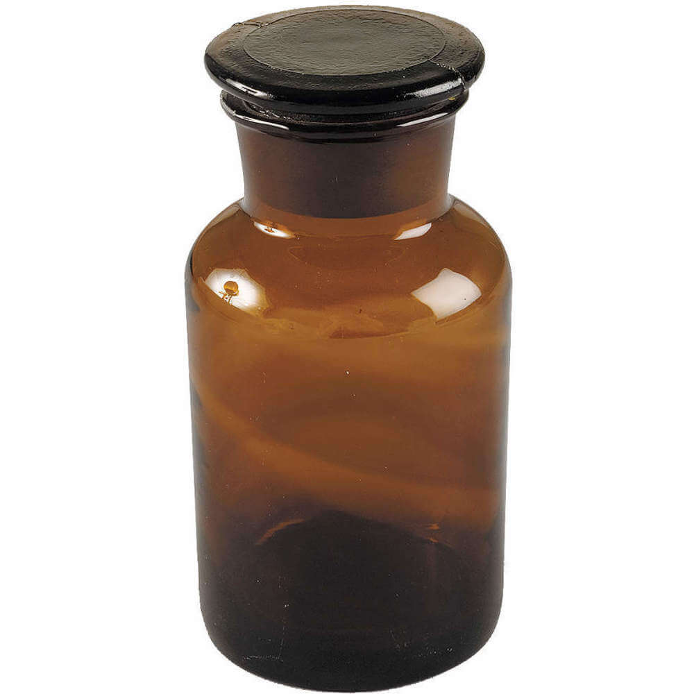 APPROVED VENDOR 5YHH9 Reagent Bottle Amber Wide 30 Ml Pk 8 | AE7HGD