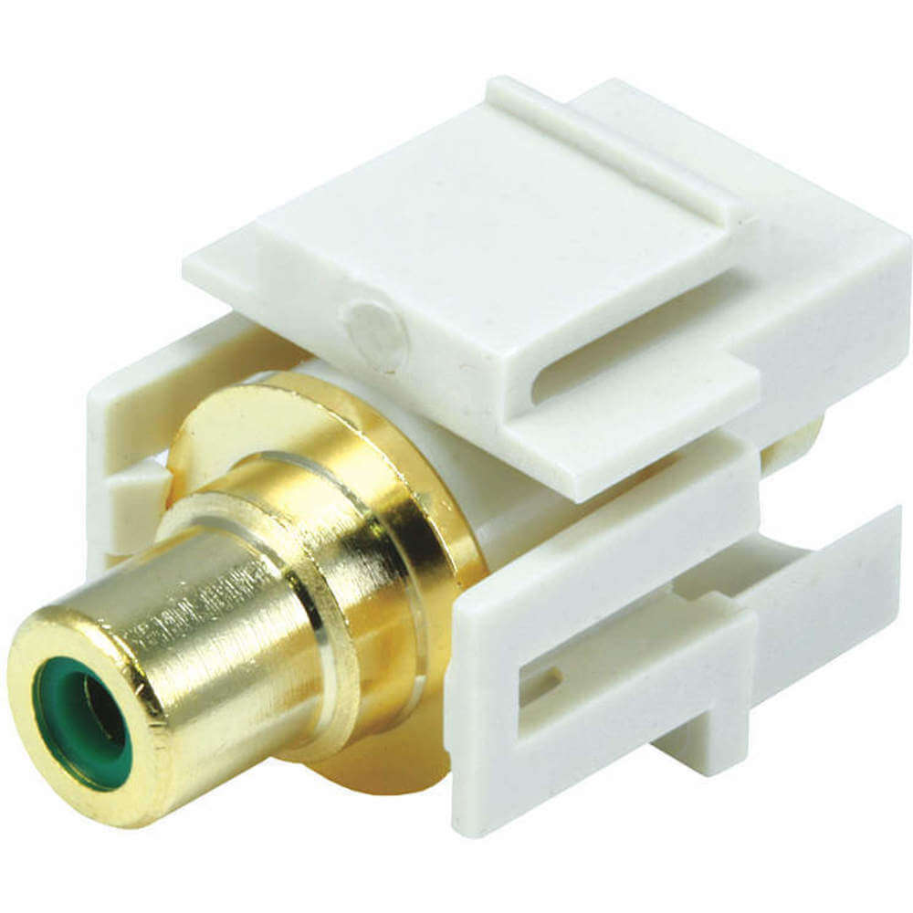 MONOPRICE 6570 Audio/visual Wallplate Rca Green Center Flush Ivy | AA6DGK 13U602