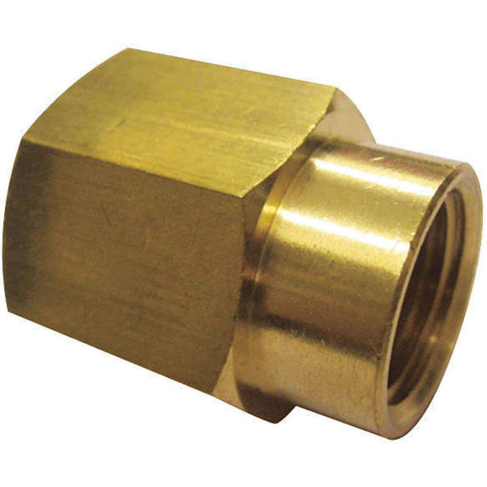 APPROVED VENDOR 6AYR1 Red Brass Coupling 1/4 x 1/8 Inch - Pack Of 10 | AE7WTL