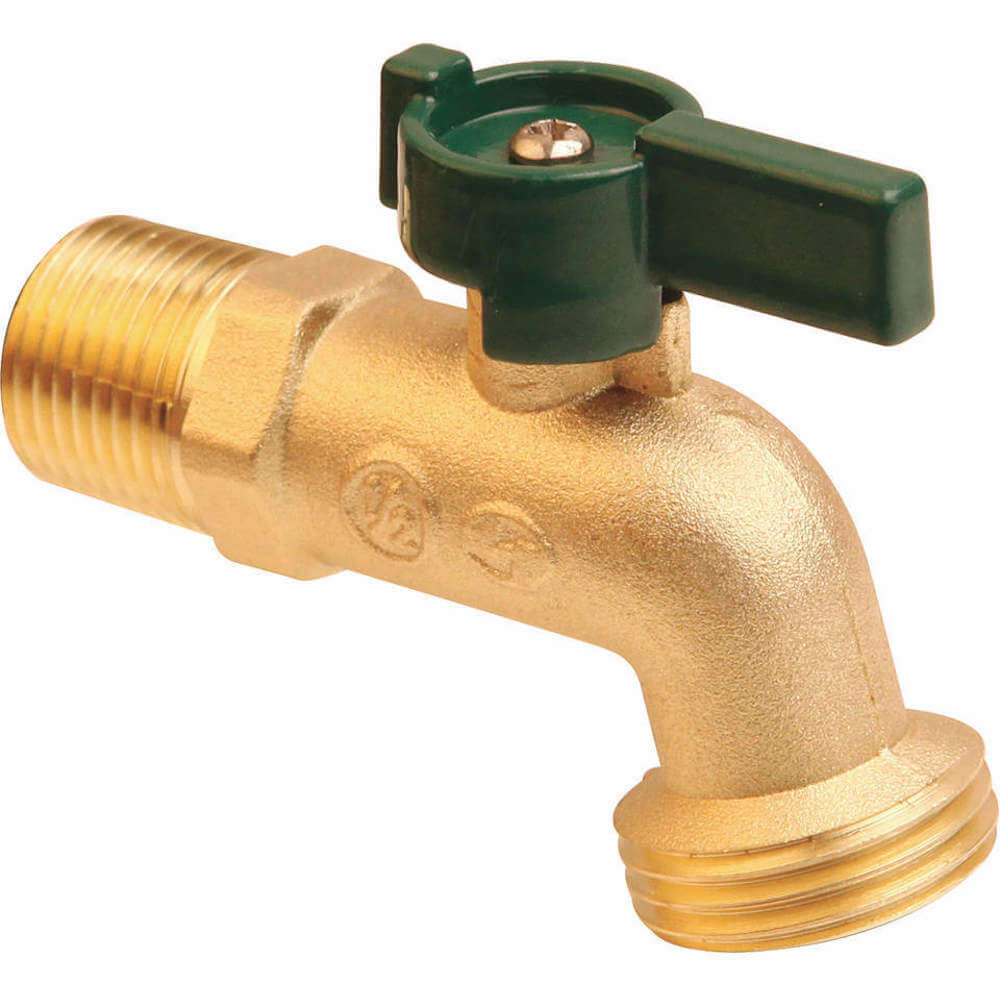 Hose Bibb Quarter Turn 1/2 Inch Brass