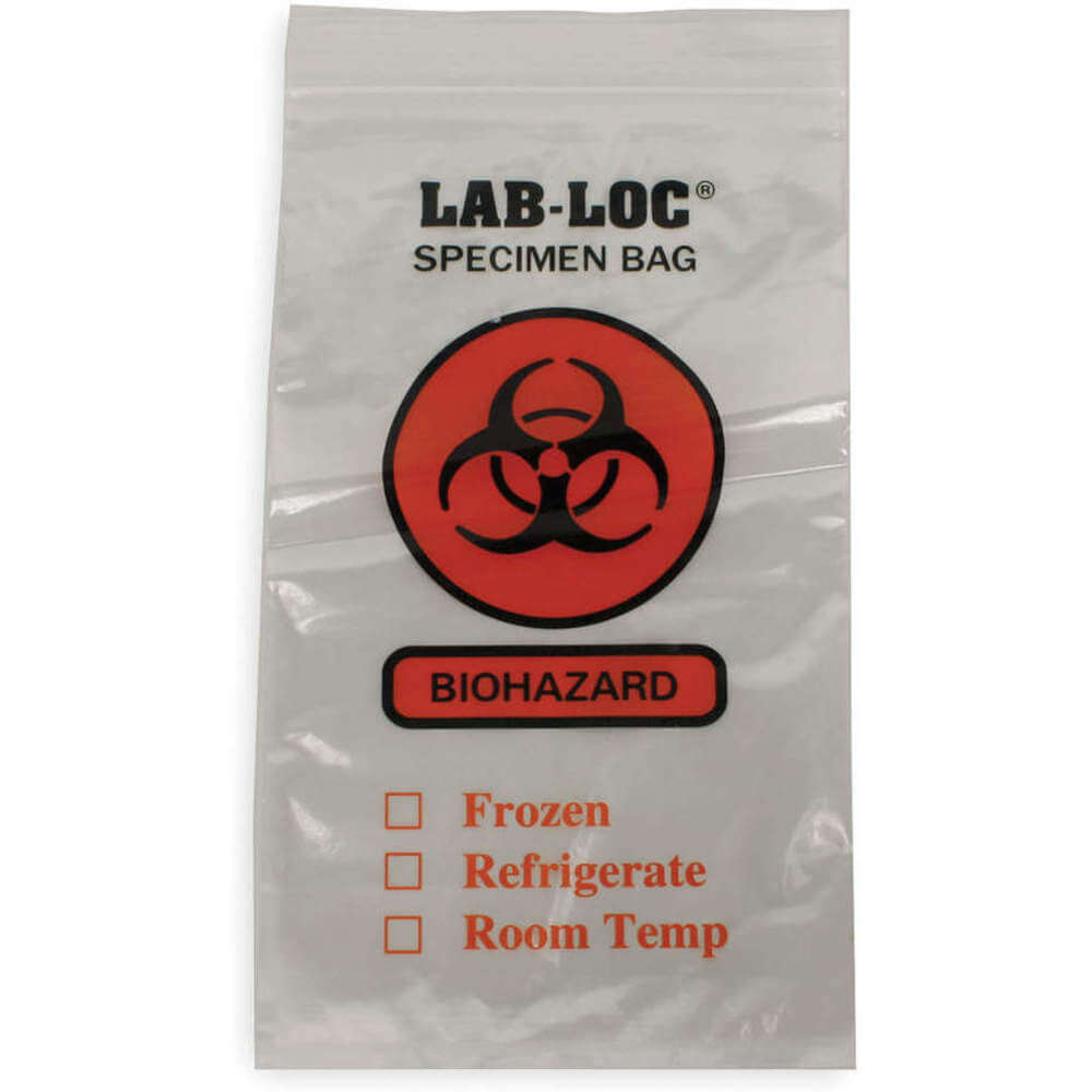 ELKAY PLASTICS LAB20610 Specimen Transfer Bag 10 Inch Length - Pack Of 1000 | AD2THH 3TZY3