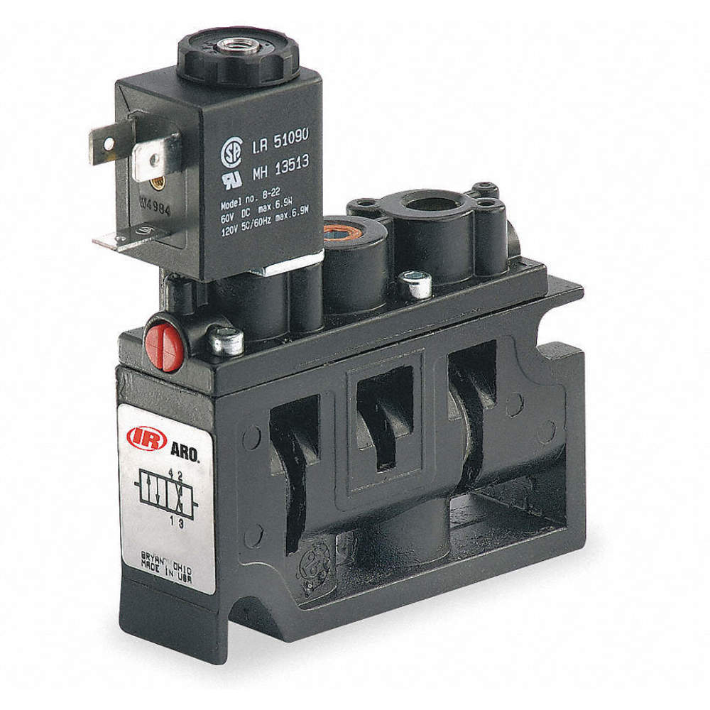 ARO A222SS-120-A Solenoid Air Control Valve 1/4 Inch 120VAC | AB9XKK 2G429