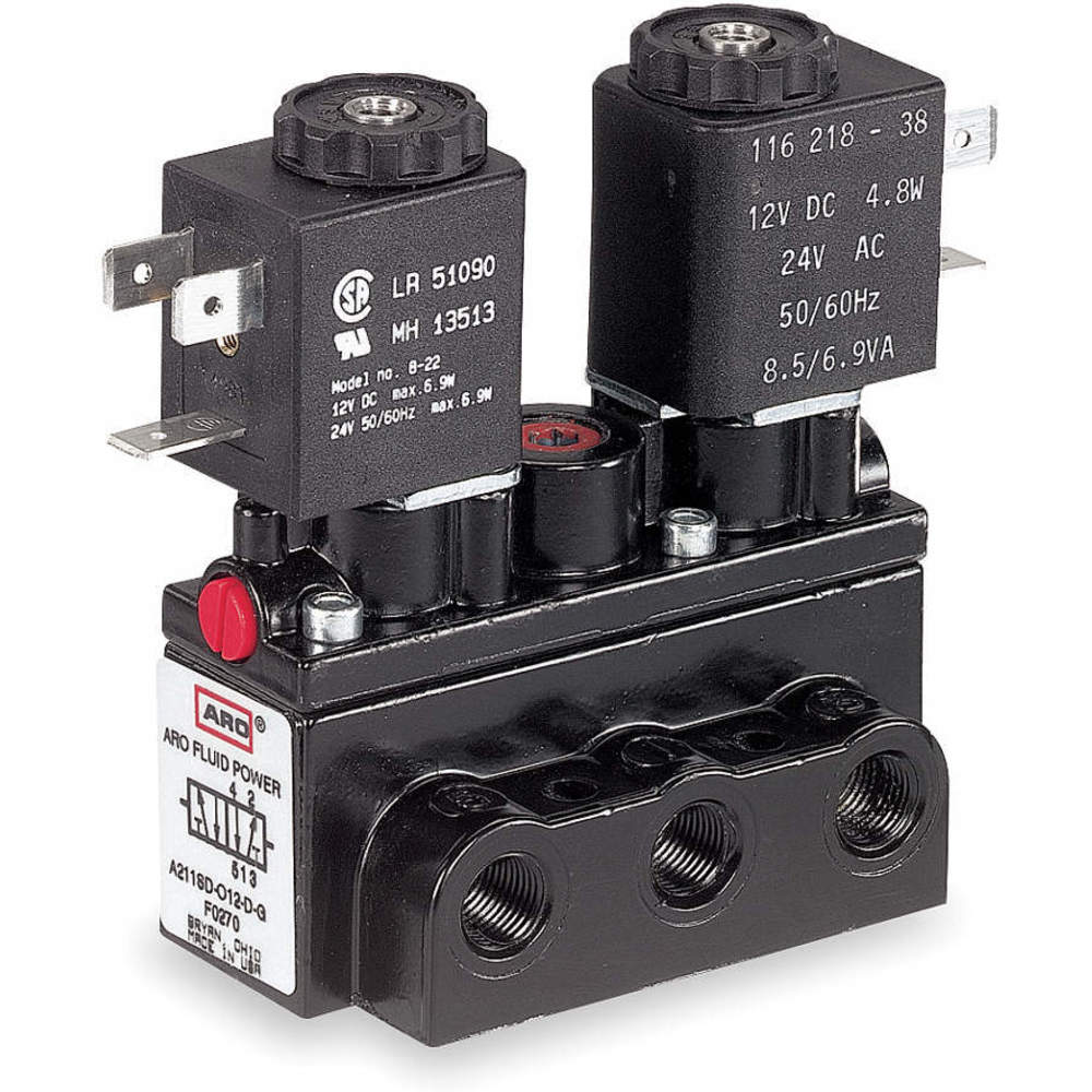 ARO A312SD-120-A Solenoid Air Control Valve 1/4 Inch 120vac | AB9XKV 2G451