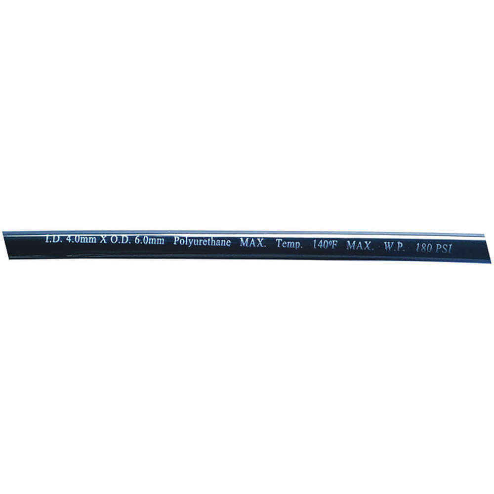 ATP 1PBR7 Tubing 4 Id x 6mm Outer Diameter 100 Feet Black | AB2WEW PU06MB-BK / 1PBU5