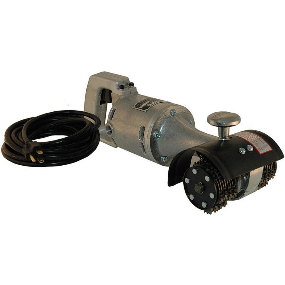 Electric Handheld Scarifier, 8 Inch Cleaning Area, 1/4 hp, C Shape Handle