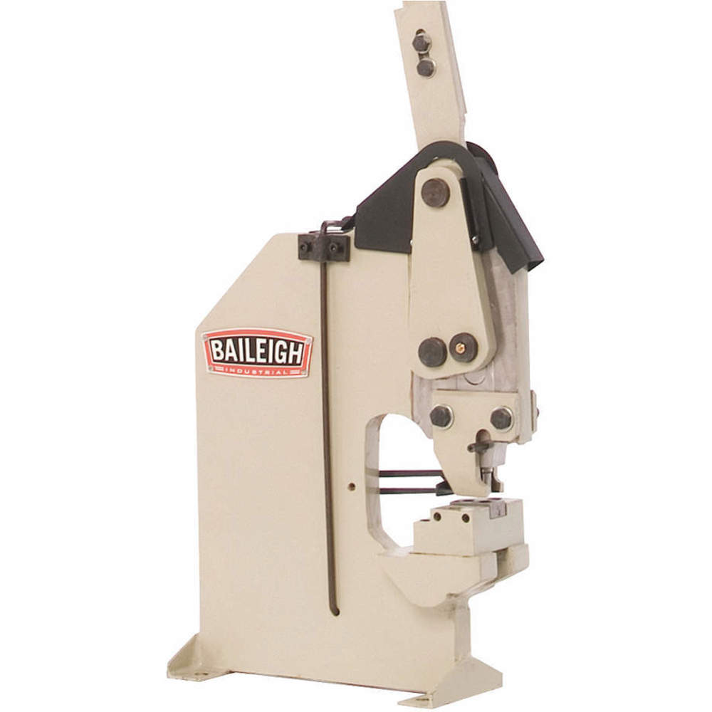 Hole Punch, Manual, 9 ga Capacity, 6 1/4 Inch Throat Depth, Adjdustable Depth Stop