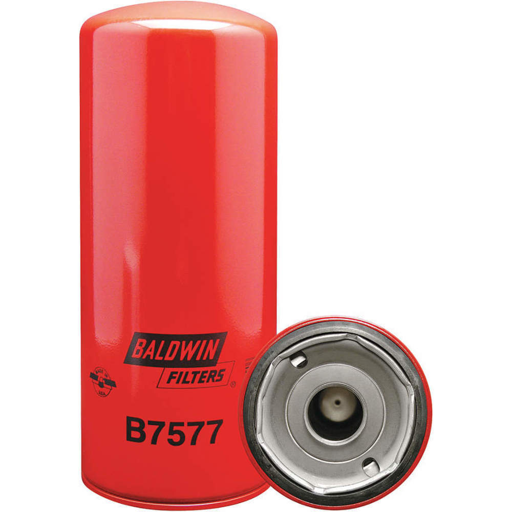 BALDWIN FILTERS B7577 Oil Filter, 9-15/16 In, Spin-On Design, 15 Micron Rating | AC2KWL 2KXT8