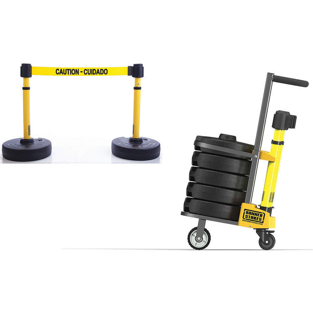 Plus Barricade Yellow Caution - Cuidado